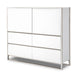 AICO Furniture - State St. Metal Storage Cabinet in Glossy White - 9016070-116