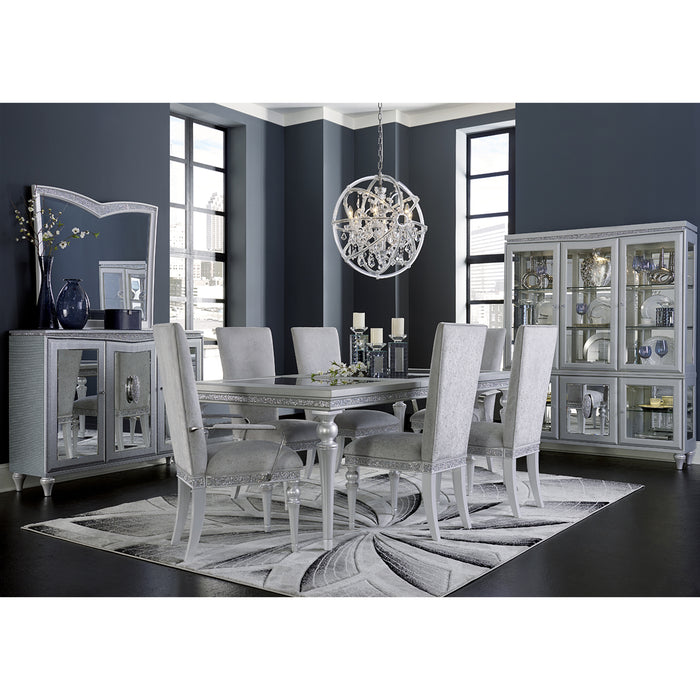 AICO Furniture - Melrose Plaza 12 Piece Rectangular Dining Room Set - 9019000-118-12SET