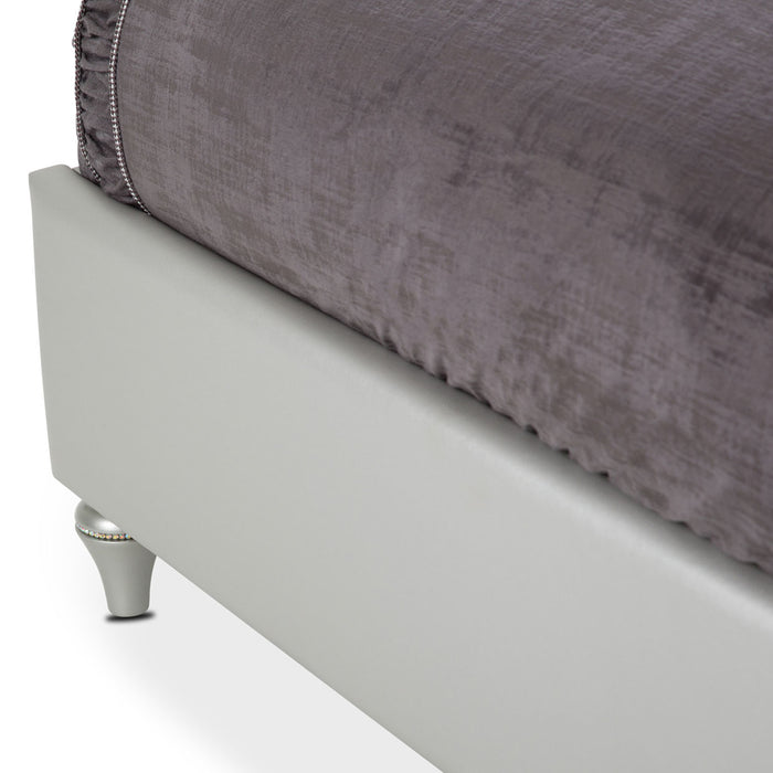 AICO Furniture - Melrose Plaza 7 Piece California King Upholstered Bedroom Set - 9019000CK-118-7SET - GreatFurnitureDeal