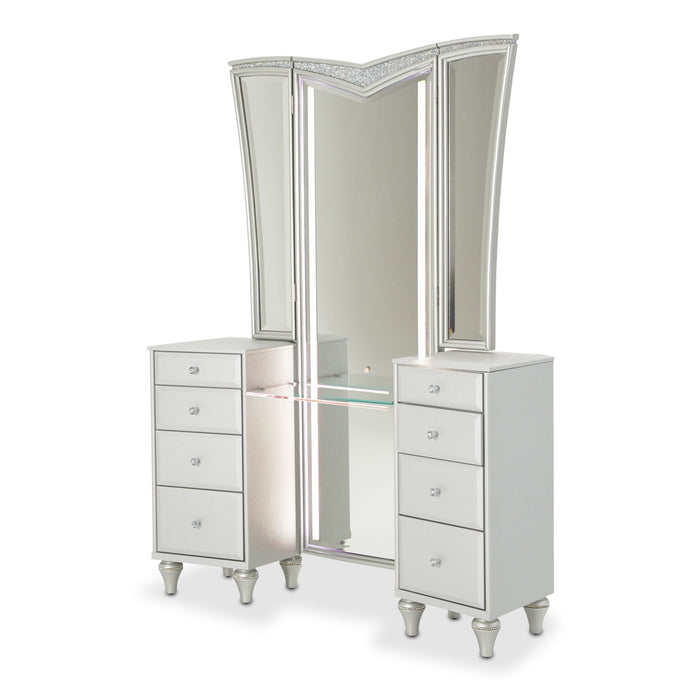 AICO Furniture - Melrose Plaza 3 Piece Vanity Set - 9019000VAN3-118