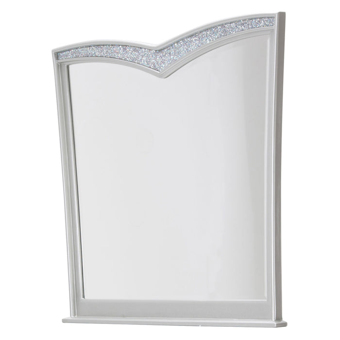 AICO Furniture - Melrose Plaza Sideboard & Mirror in Dove - 9019007-260-118 - GreatFurnitureDeal