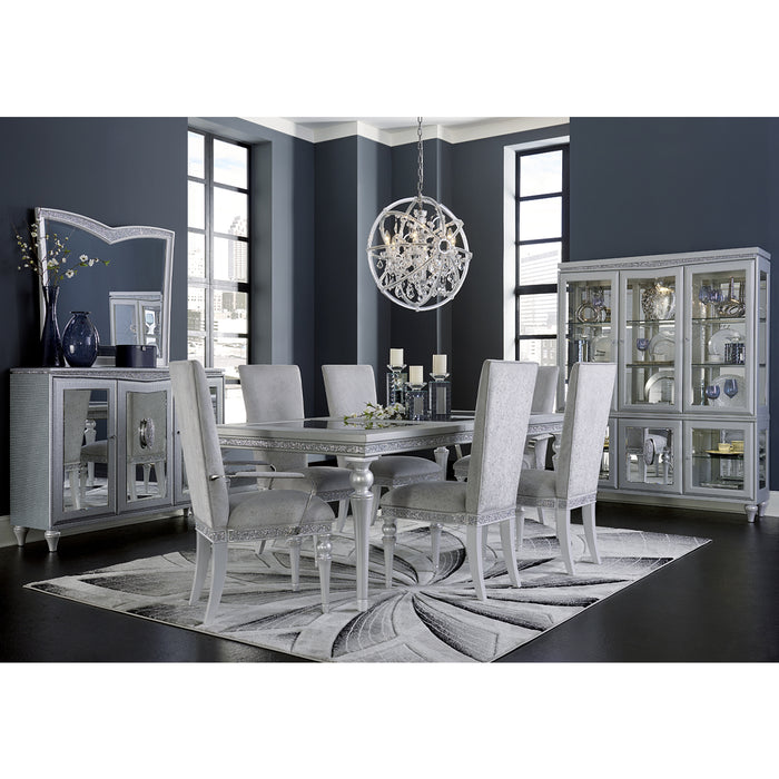 AICO Furniture - Melrose Plaza 11 Piece Rectangular Dining Room Set - 9019000-118-11SET
