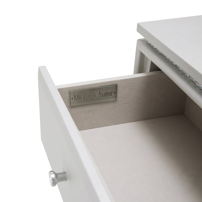 AICO Furniture - Melrose Plaza Upholstered Dresser in Dove - 9019050-118