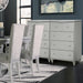 AICO Furniture - Melrose Plaza 8 Piece California King Upholstered Bedroom Set - 9019000CK-118-8SET - GreatFurnitureDeal