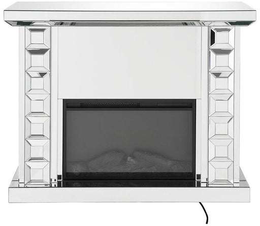 Acme Furniture - Dominic Fireplace in Mirrored - 90202 - GreatFurnitureDeal