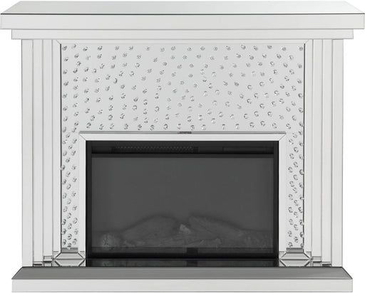Acme Furniture - Nysa Fireplace in Mirrored - 90204 - GreatFurnitureDeal