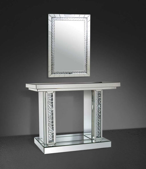 Acme Furniture - Nysa Console Table with Mirror - 90230-97386 - GreatFurnitureDeal