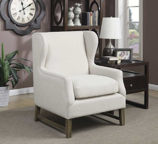 Coaster Furniture - Oatmeal Linen-Like Fabric Chair - 902490