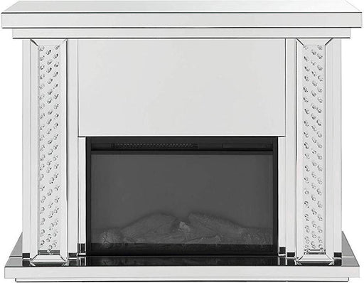 Acme Furniture - Nysa Fireplace in Mirrored - 90254 - GreatFurnitureDeal