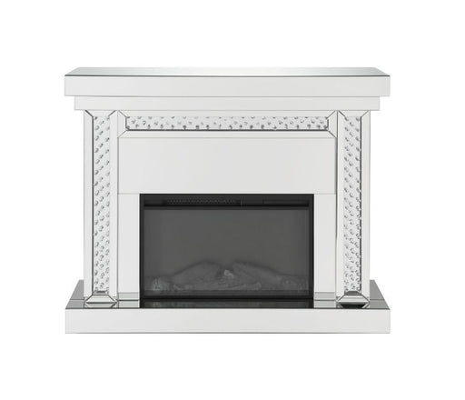 Acme Furniture - Nysa Fireplace in Mirrored - 90272 - GreatFurnitureDeal