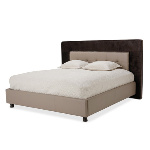 AICO Furniture - 21 Cosmopolitan Eastern King Upholstered Tufted Bed - 9029000TEKT-212