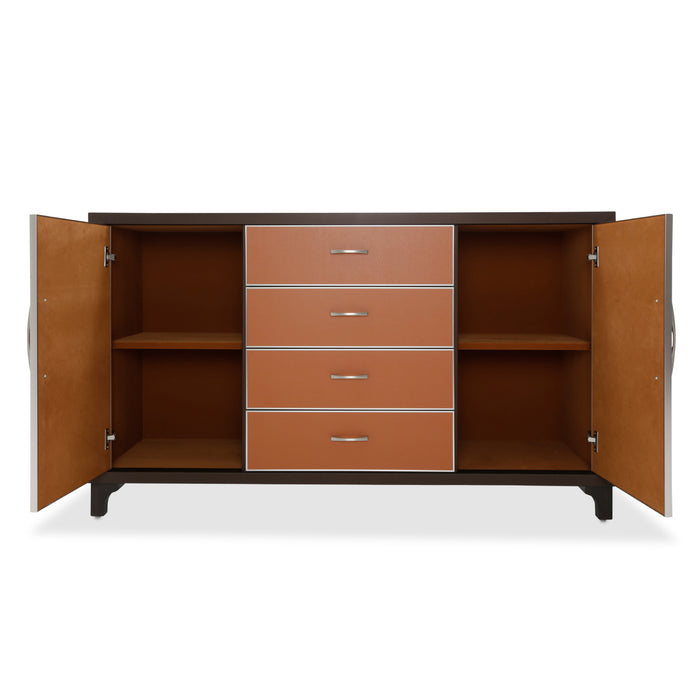 AICO Furniture - 21 Cosmopolitan Dresser in Orange-Umber - 9029050-812 - GreatFurnitureDeal