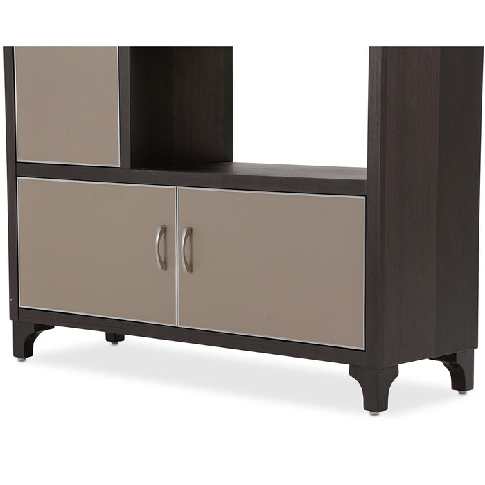 AICO Furniture - 21 Cosmopolitan Left Bookcase in Taupe-Umber - 9029098L-212 - GreatFurnitureDeal