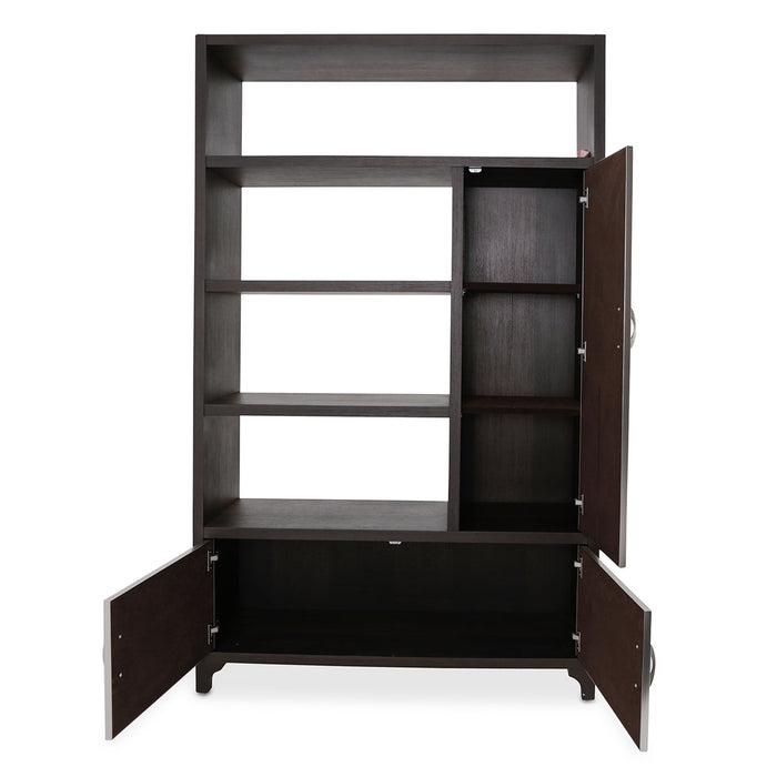 AICO Furniture - 21 Cosmopolitan Right Bookcase in Taupe-Umber - 9029098R-212 - GreatFurnitureDeal