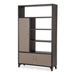 AICO Furniture - 21 Cosmopolitan Left Bookcase in Taupe/Umber - 9029098L-212
