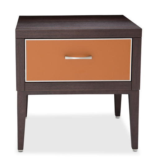 AICO Furniture - 21 Cosmopolitan End Table in Diablo Orange-Umber - 9029302-812 - GreatFurnitureDeal