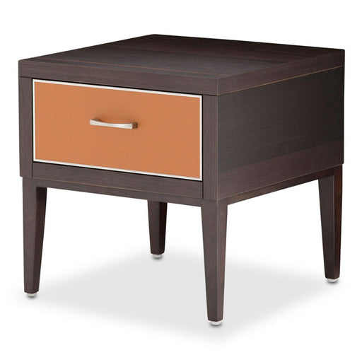 AICO Furniture - 21 Cosmopolitan End Table in Diablo Orange/Umber - 9029302-812