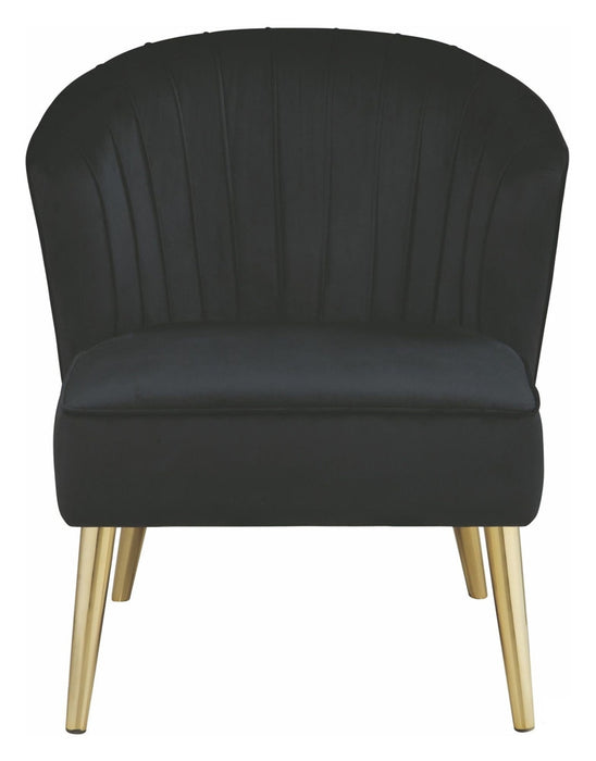 Coaster Furniture - Black Accent Chair - 903030 - Front View