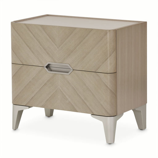 AICO Furniture - Penthouse Nightstand in Ash Gray - 9033040-130 - GreatFurnitureDeal