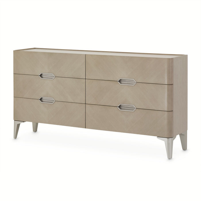 AICO Furniture - Penthouse Dresser in Ash Gray - 9033050-130 - GreatFurnitureDeal