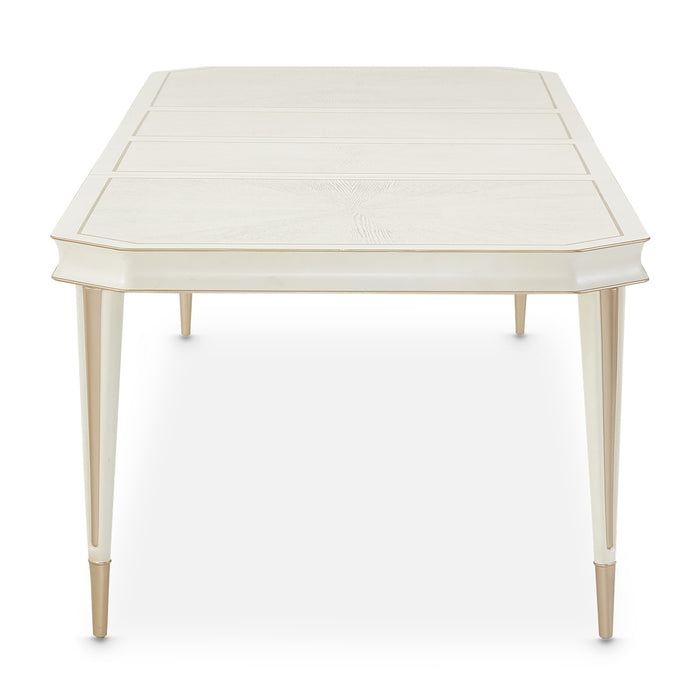 AICO Furniture - La Rachelle 5 Piece Dining Room Set in Medium Champagne - 9034000-136-5SET