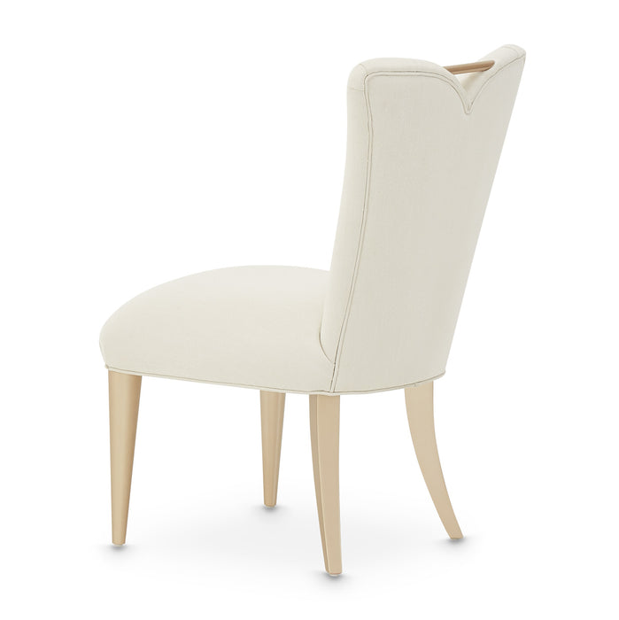 AICO Furniture - La Rachelle Side Chair in Medium Champagne (Set of 2) - 9034003-136 - GreatFurnitureDeal