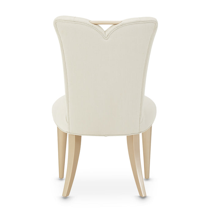 AICO Furniture - La Rachelle 5 Piece Dining Room Set in Medium Champagne - 9034000-136-5SET