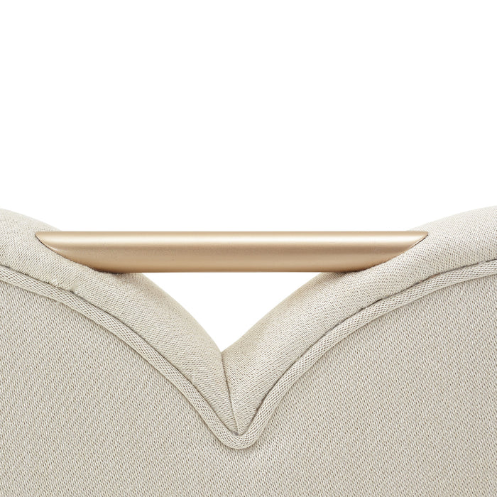 AICO Furniture - La Rachelle Side Chair in Medium Champagne (Set of 2) - 9034003-136