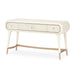AICO Furniture - La Rachelle 3 Piece Vanity Desk Set in Medium Champagne - 9034058VAN3-136 - GreatFurnitureDeal