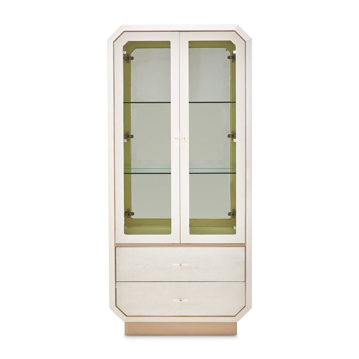 AICO Furniture - La Rachelle Display Cabinet in Medium Champagne - 9034209-136 - GreatFurnitureDeal