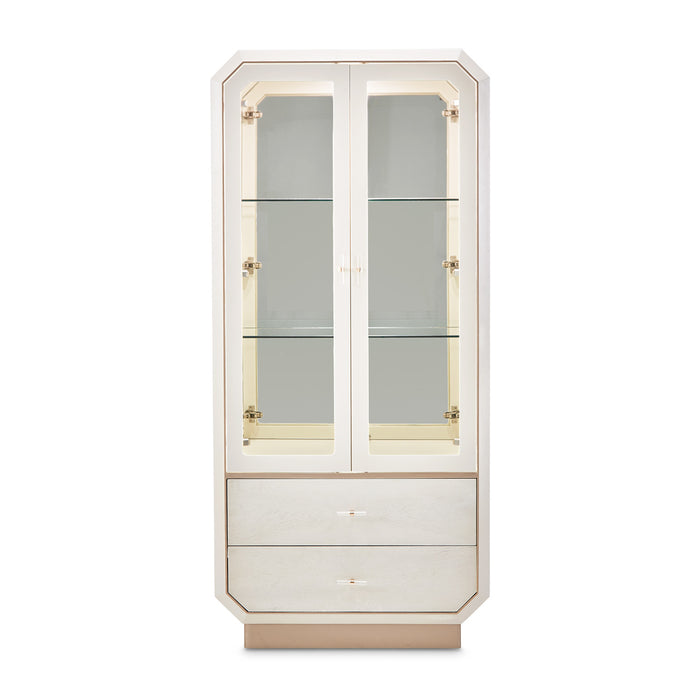 AICO Furniture - La Rachelle Display Cabinet in Medium Champagne - 9034209-136 - GreatFurnitureDeal