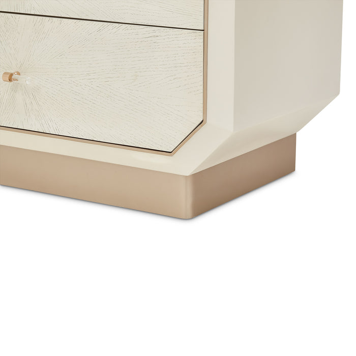 AICO Furniture - La Rachelle Display Cabinet in Medium Champagne - 9034209-136 - GreatFurnitureDeal