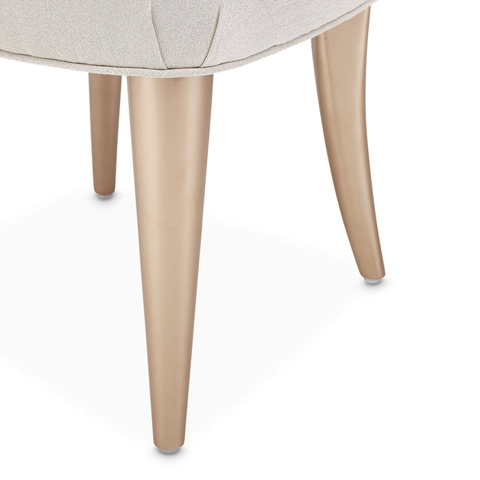 AICO Furniture - La Rachelle Vanity Desk Chair in Medium Champagne - 9034244-136