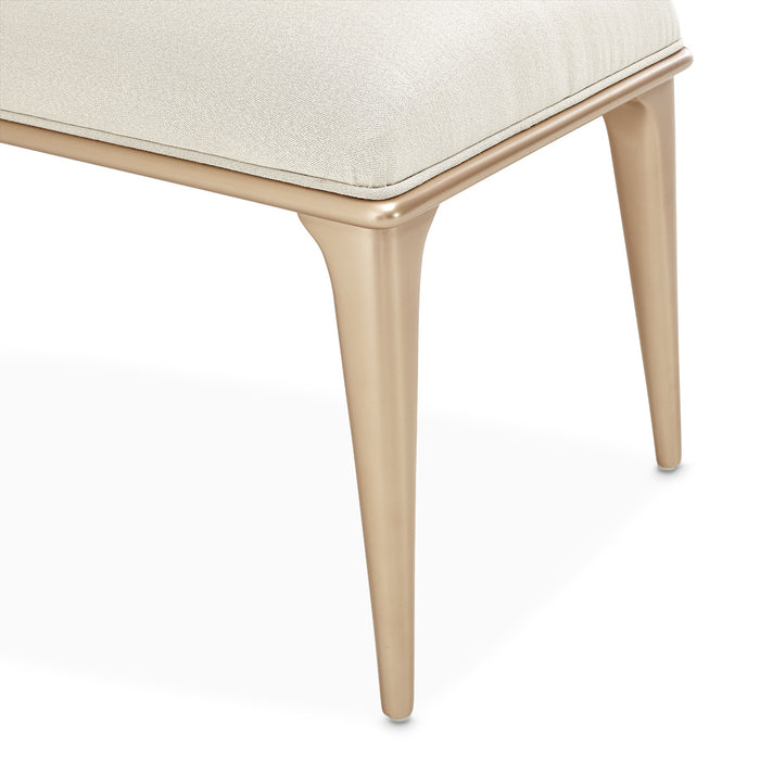 AICO Furniture - La Rachelle Bench in Medium Champagne - 9034904-136