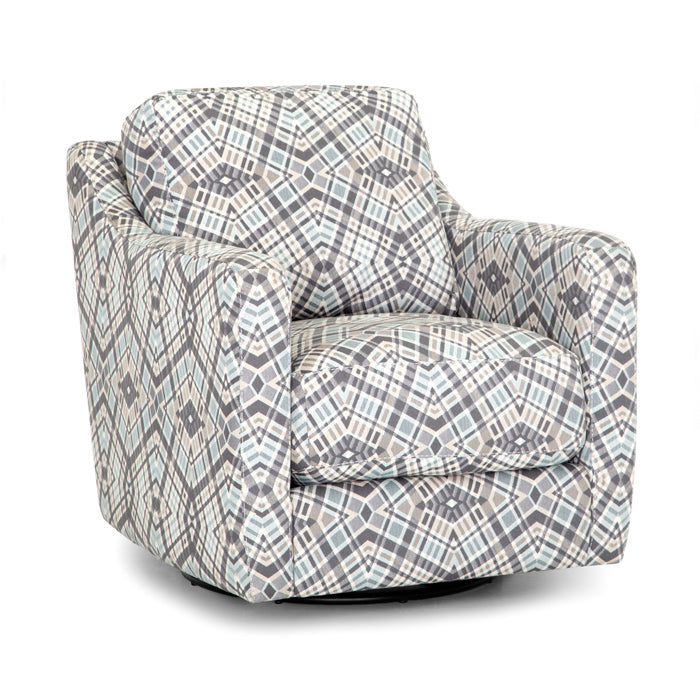 Franklin Furniture - Crosby Swivel Accent Chair in Spa - 2183-3943-47
