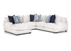 Franklin Furniture - Hollyn 4 Piece Sectional in Orlando Snow - 903-4SET-ORLANDO SNOW - GreatFurnitureDeal