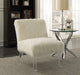 Coaster Furniture - White Chair - 904059 - GreatFurnitureDeal