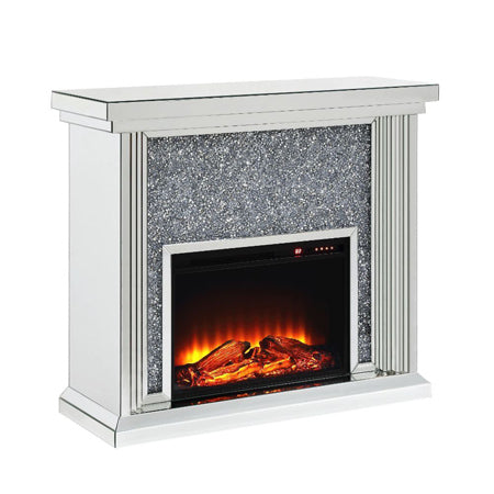 Acme Furniture - Noralie Fireplace in Mirrored - 90455 - GreatFurnitureDeal