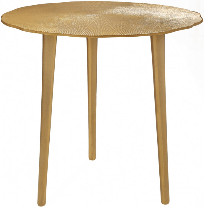 Meridian Furniture - Rohan End Table in Gold - 259-ET