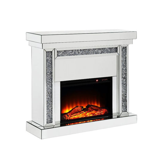 Acme Furniture - Noralie Fireplace in Mirrored - 90470 - GreatFurnitureDeal