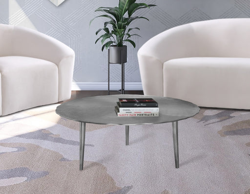 Meridian Furniture - Rohan Coffee Table in Silver - 260-CT - GreatFurnitureDeal