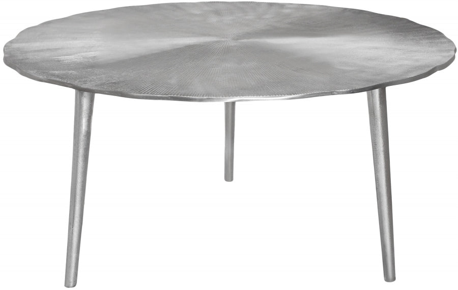 Meridian Furniture - Rohan Coffee Table in Silver - 260-CT