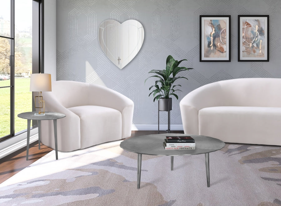 Meridian Furniture - Rohan Coffee Table in Silver - 260-CT - GreatFurnitureDeal
