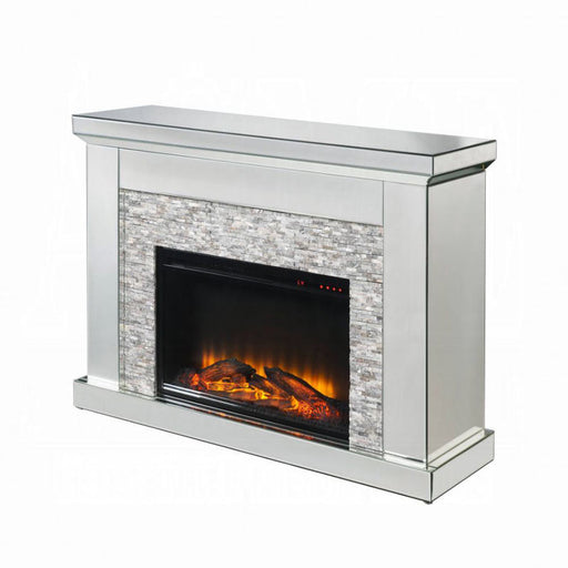 Acme Furniture - Laksha Fireplace in Mirrored - 90522 - GreatFurnitureDeal