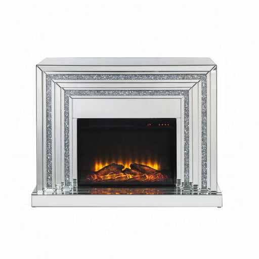 Acme Furniture - Noralie Fireplace in Mirrored - 90523 - GreatFurnitureDeal