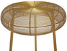 Meridian Furniture - Tuscany Bar Stool Set of 2 in Gold - 964Gold - GreatFurnitureDeal