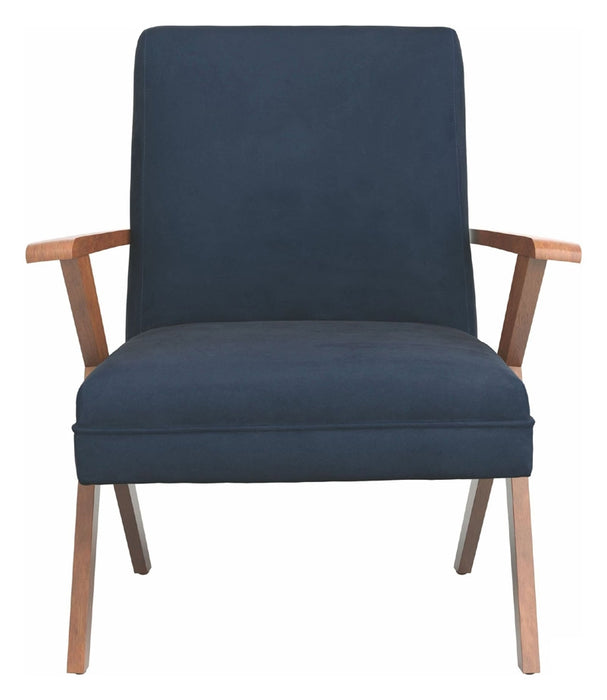 Coaster Furniture - Dark Blue Accent Chair - 905415 - Front View