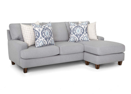 Franklin Furniture - Bradshaw Sofa w- Reversible Chaise in Bates Platinum - 90626-1901-49 - GreatFurnitureDeal