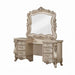 Acme Furniture - Gorsedd Vanity Desk & Mirror in Antique White - 90740 - GreatFurnitureDeal