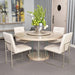 AICO Furniture - Laguna 9 Piece Rectangular Dining Table Set in Washed Oak - 9083002-129-9SET - GreatFurnitureDeal